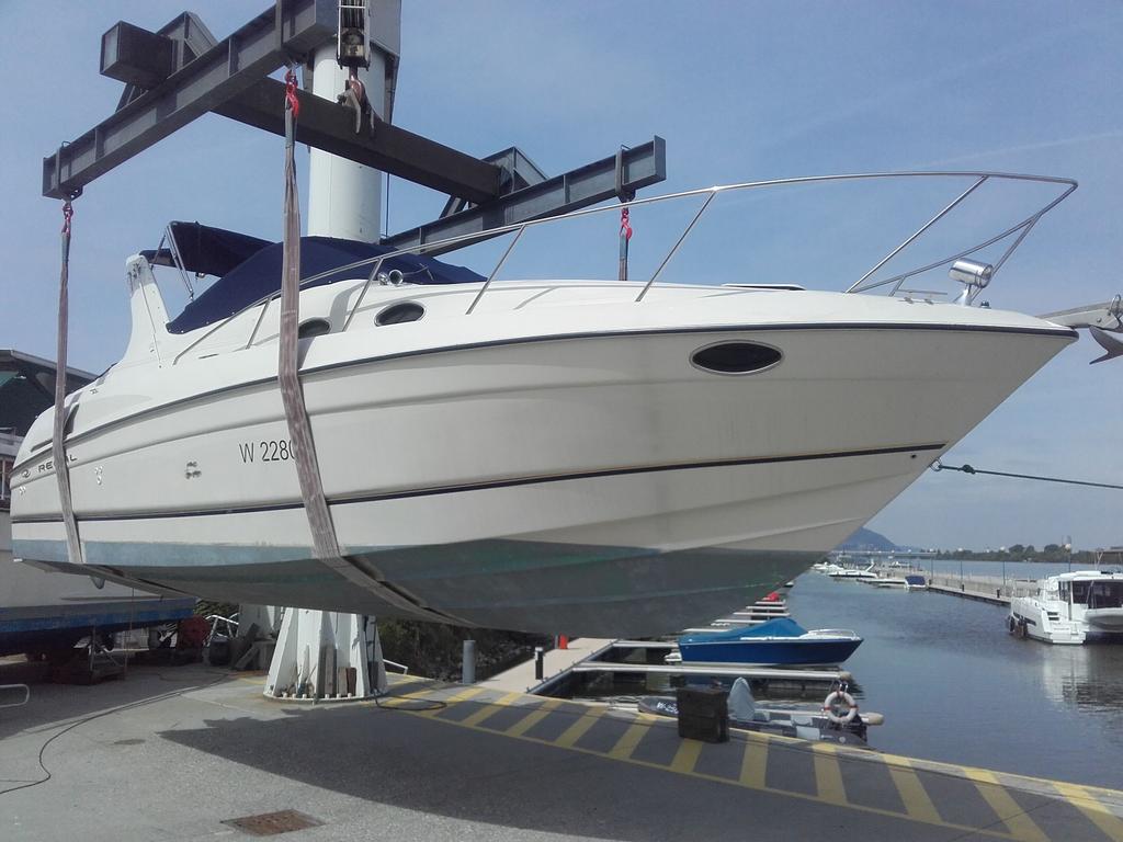 Antifoulingentfernung vorher